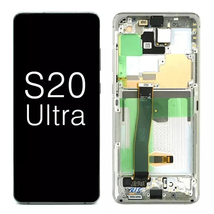 За Samsung Galaxy S20 Ultra G988 5G OLED дисплеј LCD екран на допир на екранот