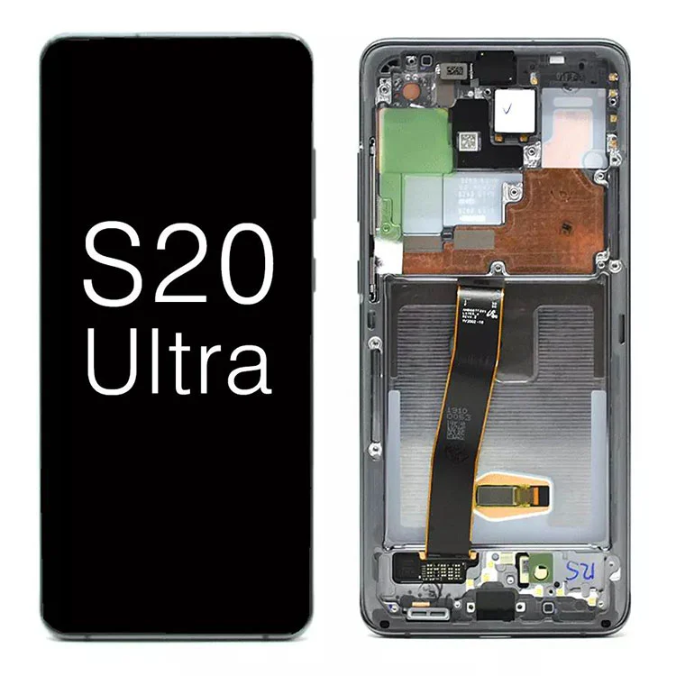 За Samsung Galaxy S20 Ultra G988 5G OLED дисплеј LCD екран на допир на екранот