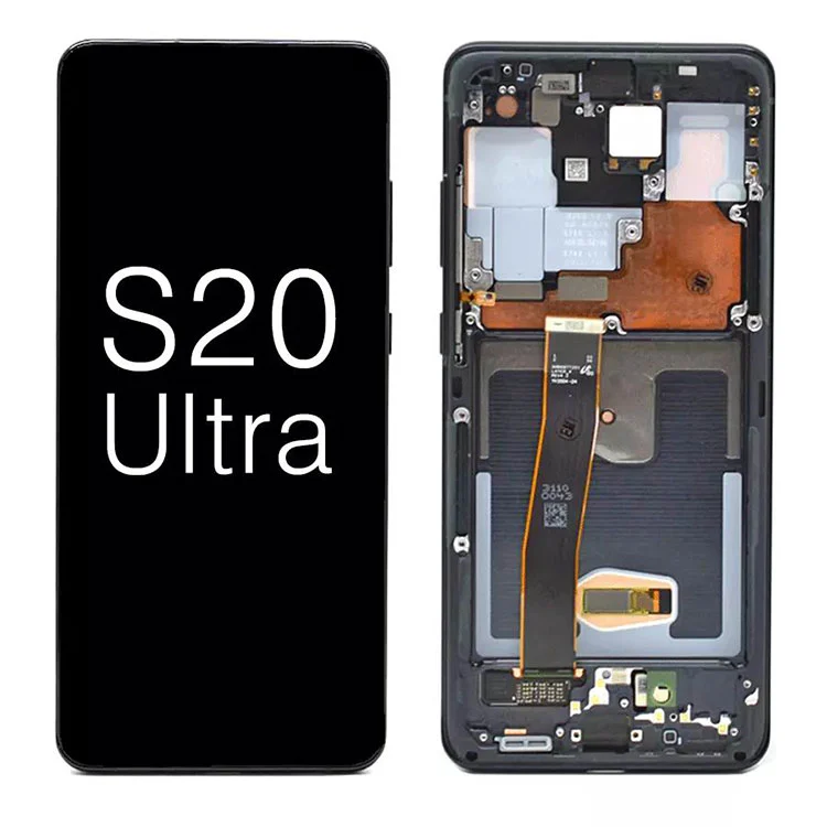За Samsung Galaxy S20 Ultra G988 5G OLED дисплеј LCD екран на допир на екранот