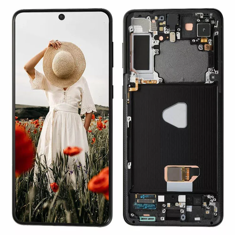За замена на склопот на склопот на склопот на екранот Samsung Galaxy S21 Plus LCD